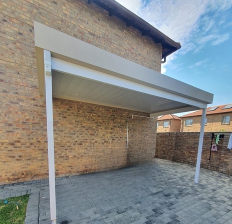 Patio Ceiling with Desert Sand Fascia Gutter - Akasia, Pretoria