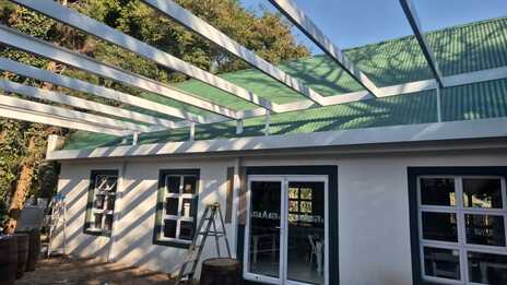 Strong structural support with minimal visual impact.